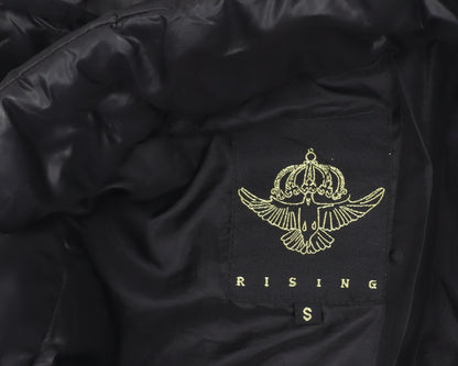 Womens UK Size S Rising Black Puffer Jacket
