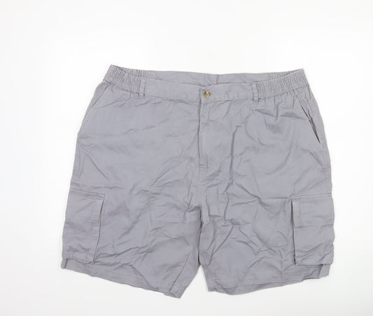 Mens UK Size 42 Cotton Traders Regular Fit Cargo Shorts