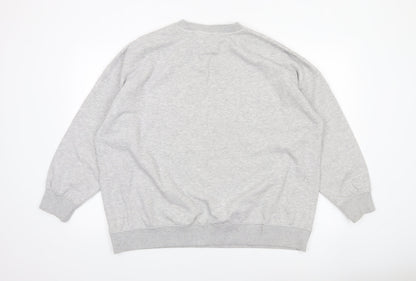 Womens UK Size 12 H&M Grey Pullover Sweatshirt