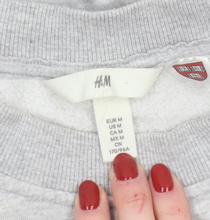 Womens UK Size 12 H&M Grey Pullover Sweatshirt