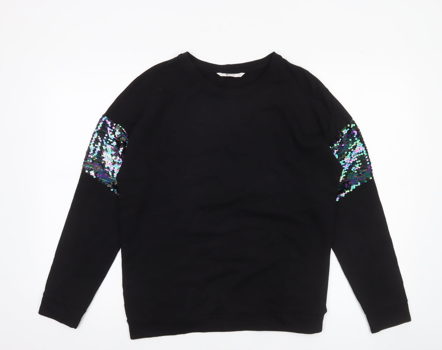 Womens UK Size 8 TU Black Pullover Sweatshirt