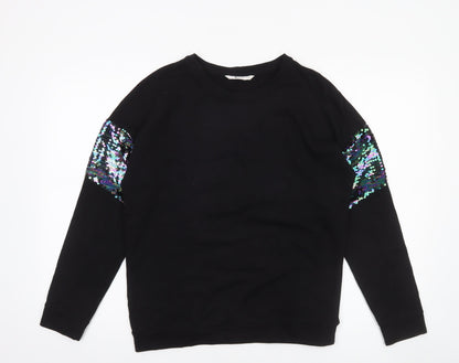 Womens UK Size 8 TU Black Pullover Sweatshirt