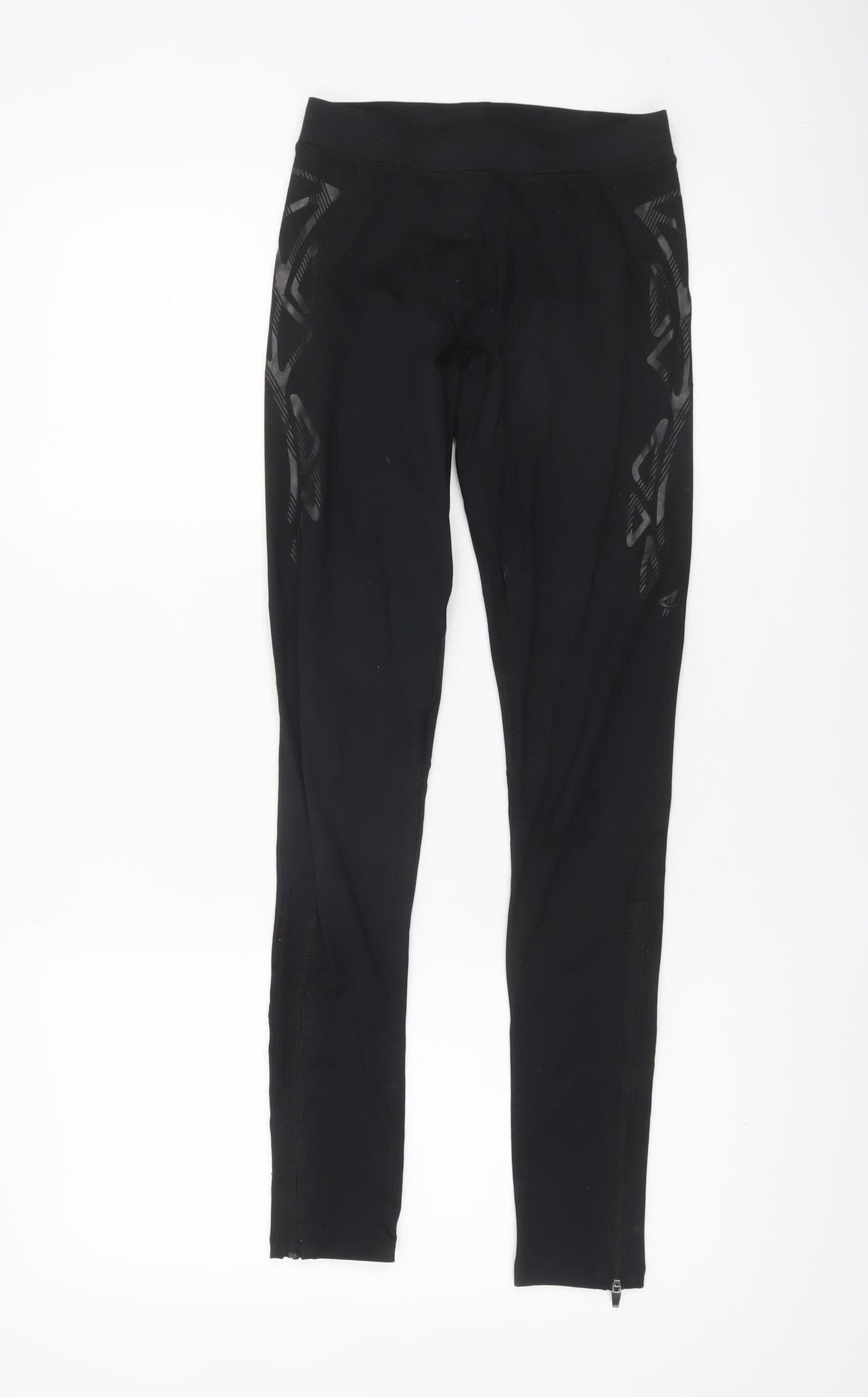 Womens UK Size S Reebok Athletic Fit Leggings Black Leggings