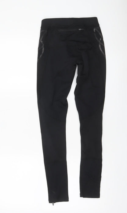 Womens UK Size S Reebok Athletic Fit Leggings Black Leggings