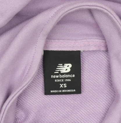 Womens UK Size XS New Balance Purple Pullover Sweatshirt