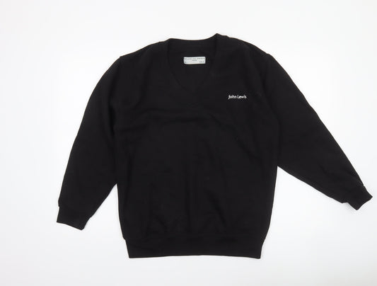 Mens UK Size S John Lewis Black Pullover Sweatshirt