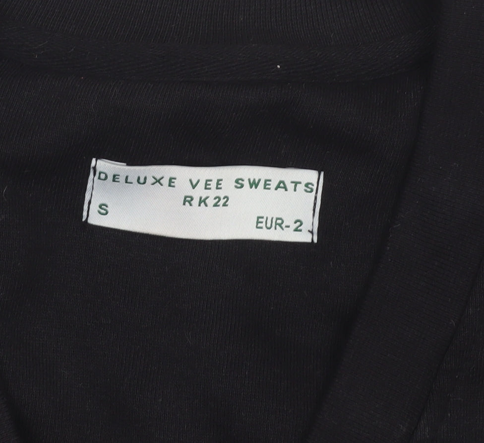 Mens UK Size S John Lewis Black Pullover Sweatshirt