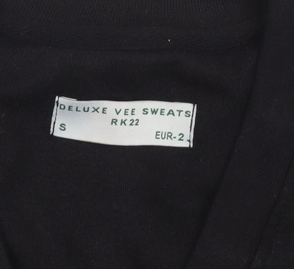 Mens UK Size S John Lewis Black Pullover Sweatshirt