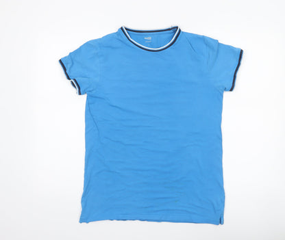 Mens UK Size L Dunnes Stores Blue  T-Shirt