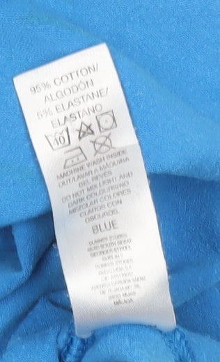Mens UK Size L Dunnes Stores Blue  T-Shirt