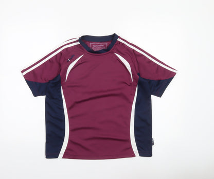 O'Neills Boys Maroon & Navy Short Sleeve Sports T-Shirt 10-11 Years
