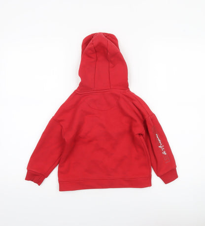 Boys UK Size 3 Years Primark Red Pullover Hoodie