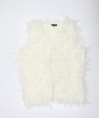 Womens UK Size L Select Ivory Basic Jacket