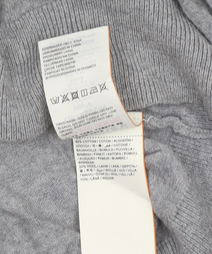 Womens UK Size XS Superdry Grey Pullover Jumper