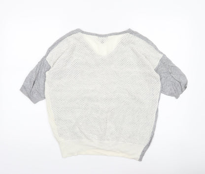 Womens UK Size 8 Topshop Grey Pullover Jumper