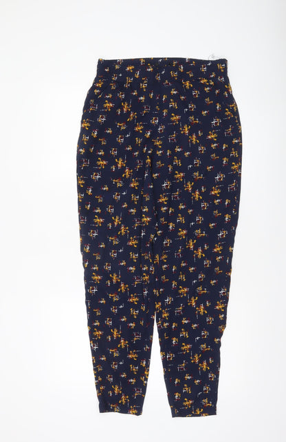 Womens UK Size 10 Mystify Relaxed Fit Jogger Blue Trousers
