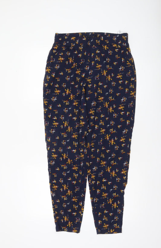 Womens UK Size 10 Mystify Relaxed Fit Jogger Blue Trousers