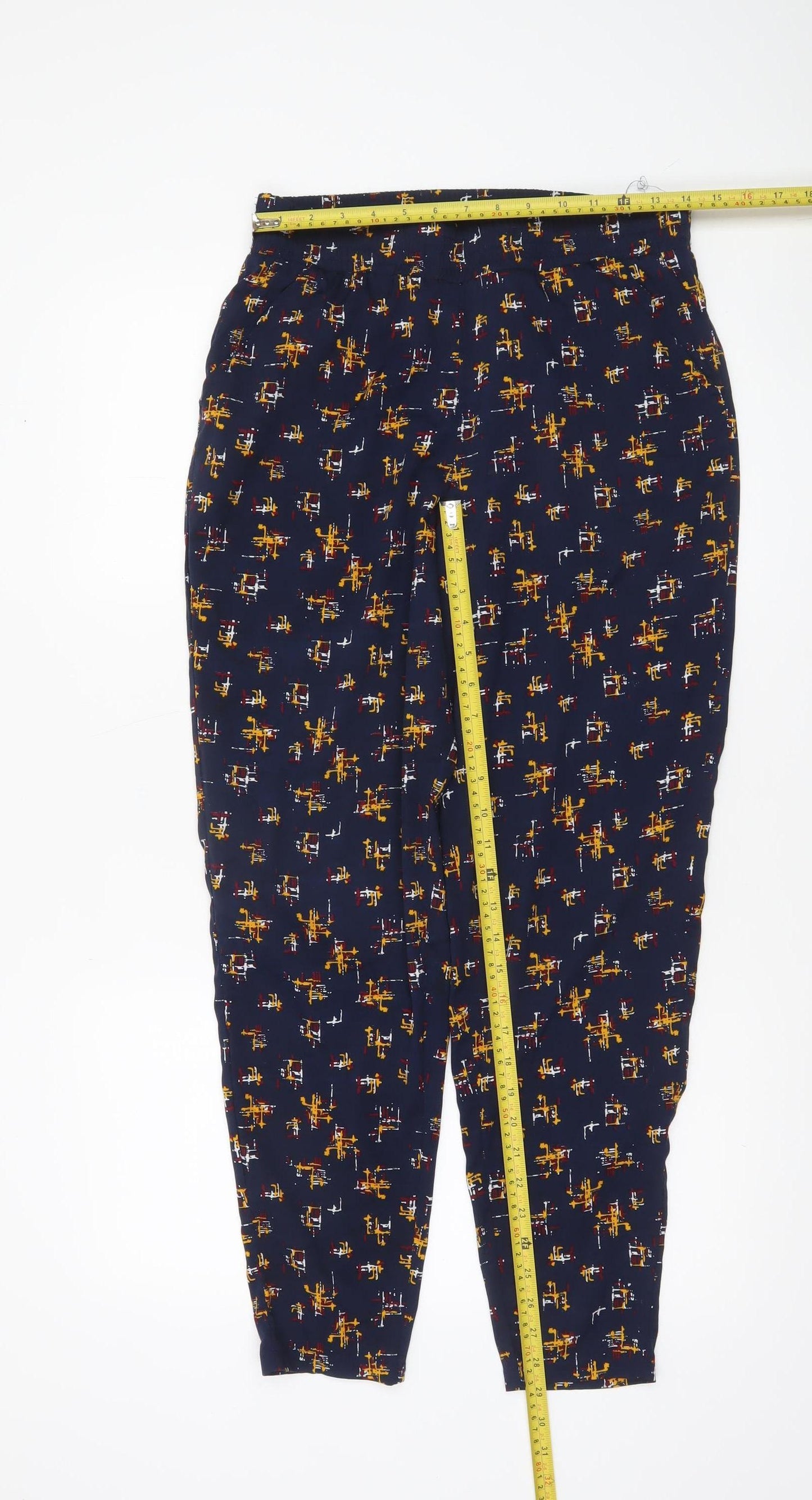 Womens UK Size 10 Mystify Relaxed Fit Jogger Blue Trousers