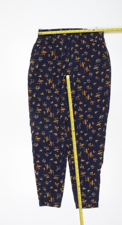 Womens UK Size 10 Mystify Relaxed Fit Jogger Blue Trousers