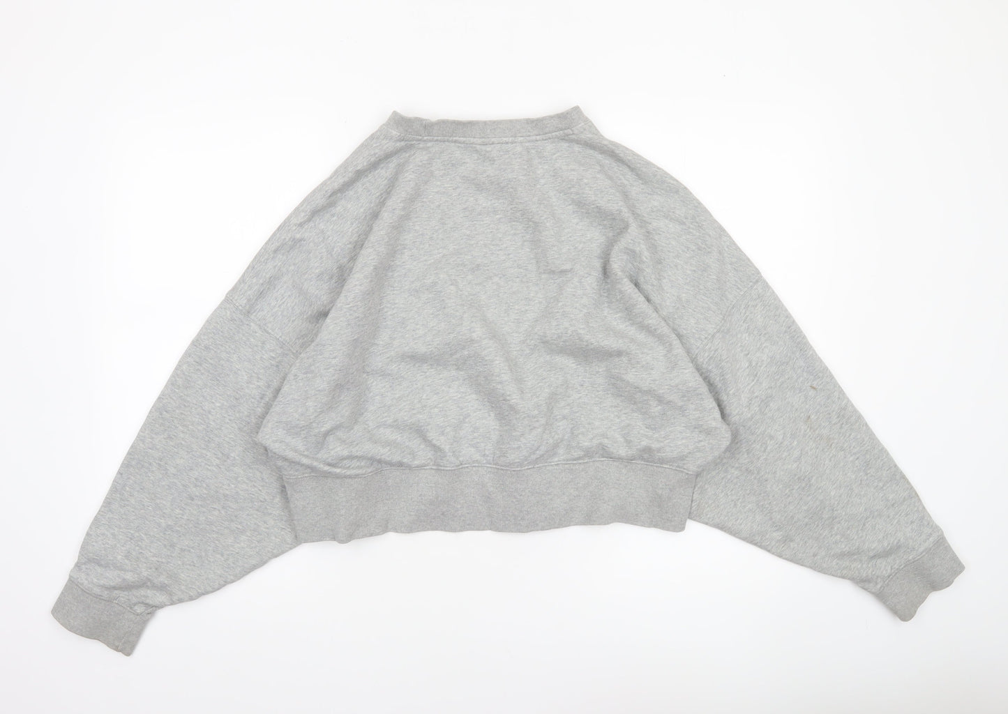 Womens UK Size 10 adidas Grey Pullover Sweatshirt