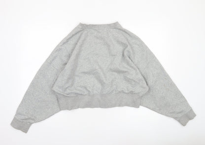 Womens UK Size 10 adidas Grey Pullover Sweatshirt