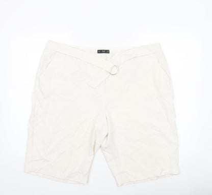 Womens UK Size 20 F&F Regular Fit Bermuda Shorts