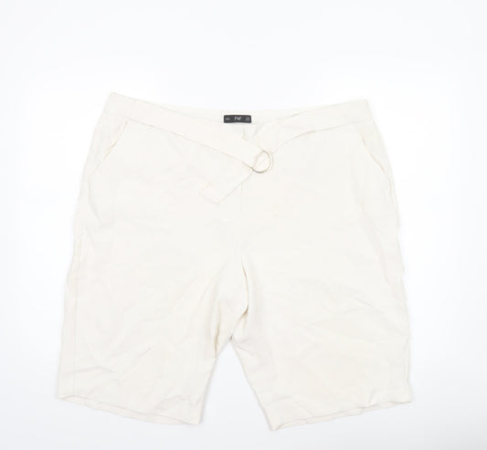 Womens UK Size 20 F&F Regular Fit Bermuda Shorts