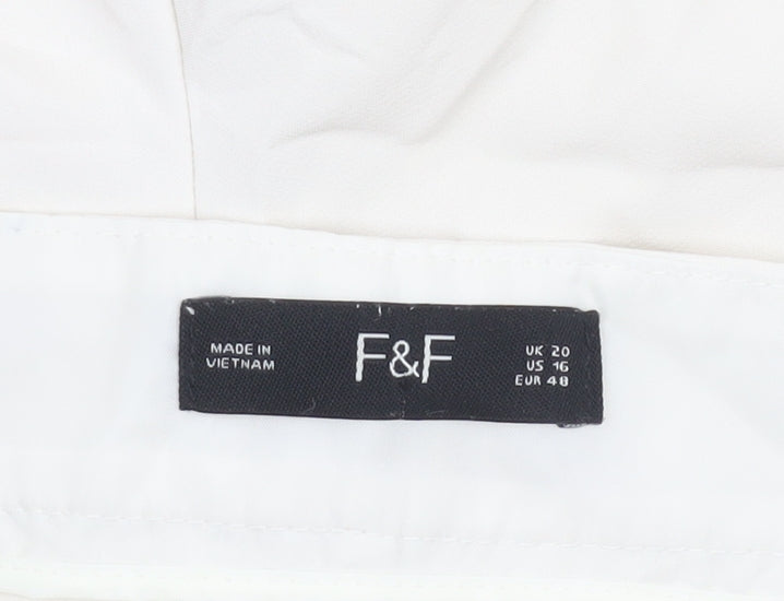 Womens UK Size 20 F&F Regular Fit Bermuda Shorts