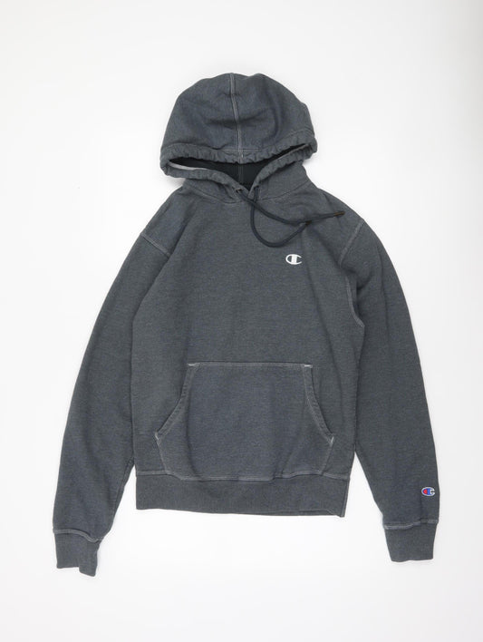 Mens UK Size S Champion Grey Pullover Hoodie