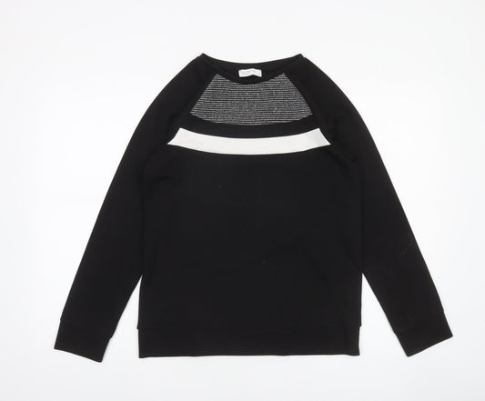 Womens UK Size 8 Papaya Black Pullover Sweatshirt