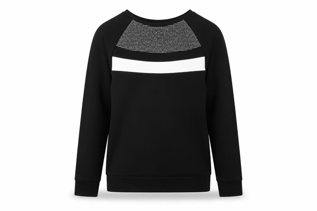 Womens UK Size 8 Papaya Black Pullover Sweatshirt