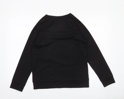 Womens UK Size 8 Papaya Black Pullover Sweatshirt