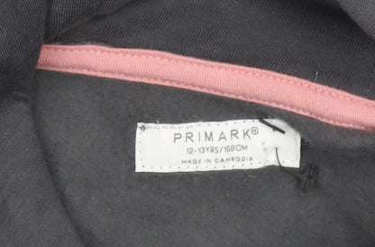 Girls UK Size 12-13 Years Primark Grey Pullover Hoodie