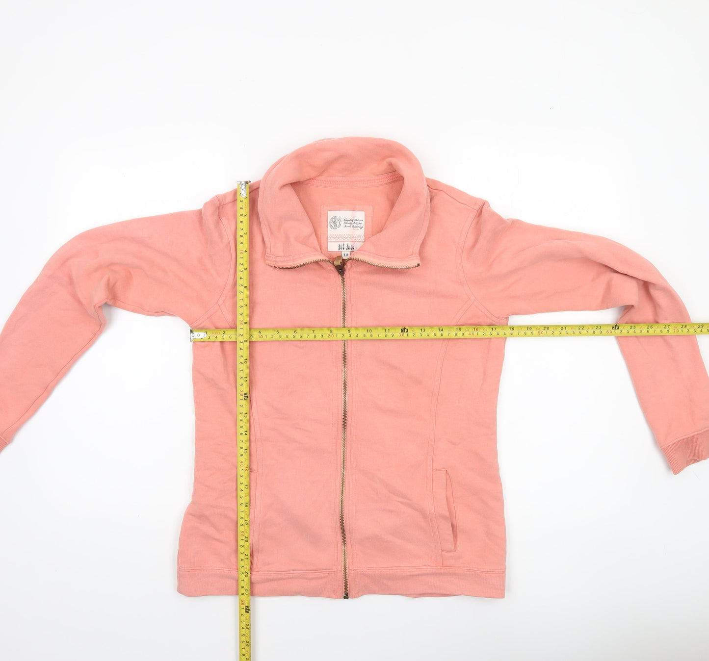 Womens UK Size 10 Fat Face Pink Basic Jacket