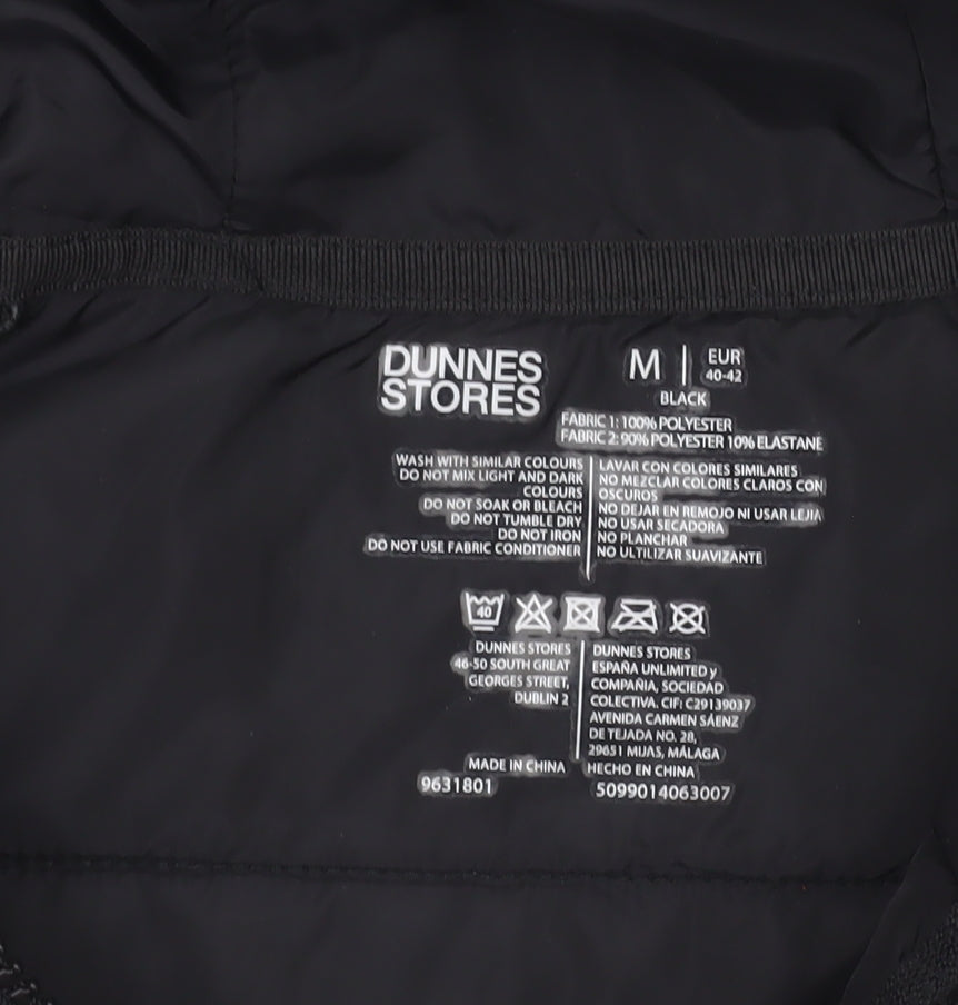 Womens UK Size M Dunnes Stores Black Bodywarmer