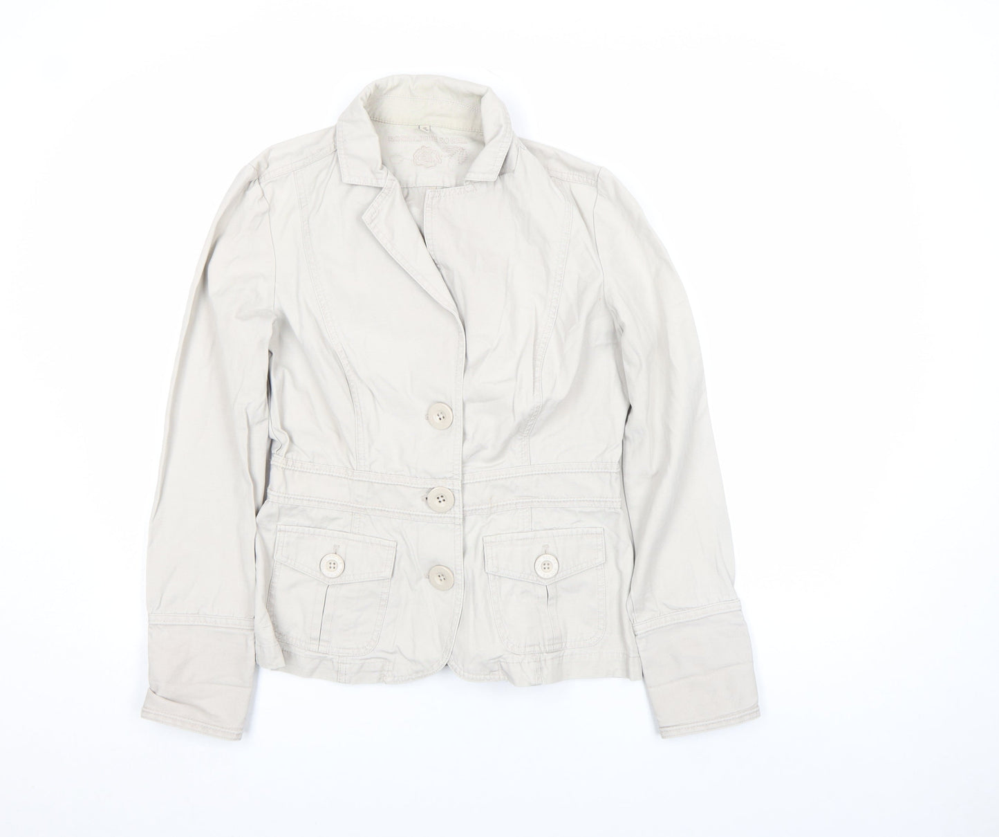 Teens UK Size 12 Rocha John Rocha Beige Basic Jacket