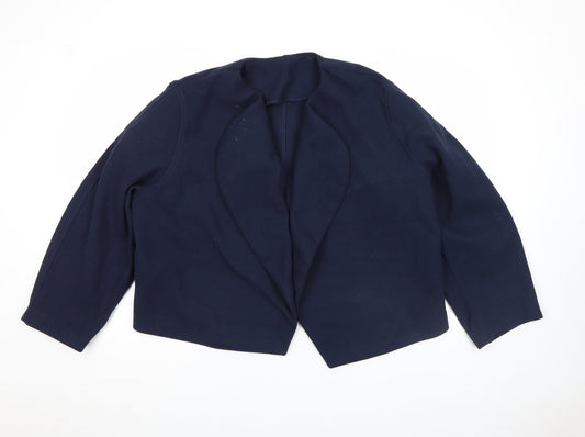 Womens UK Size 8 Diane von Furstenberg Blue Basic Jacket