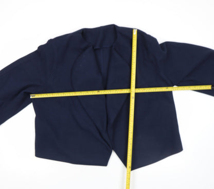 Womens UK Size 8 Diane von Furstenberg Blue Basic Jacket