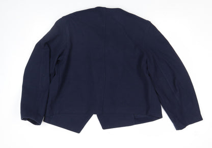 Womens UK Size 8 Diane von Furstenberg Blue Basic Jacket