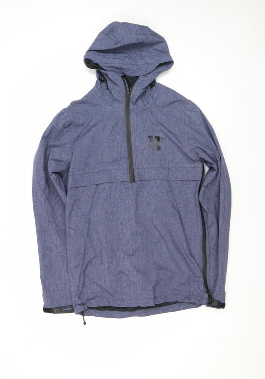 Mens UK Size XS 11 degrees Blue Anorak Coat
