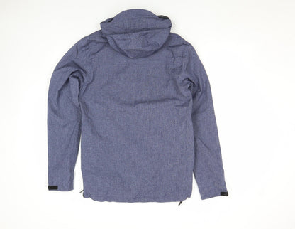 Mens UK Size XS 11 degrees Blue Anorak Coat