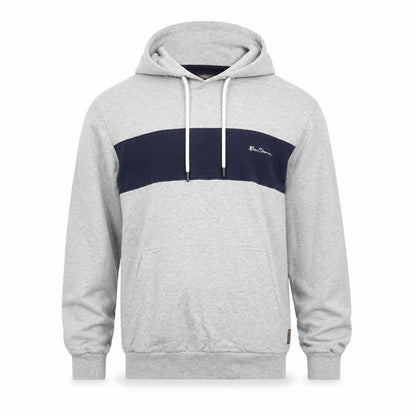 Mens UK Size L Ben Sherman Grey Pullover Hoodie