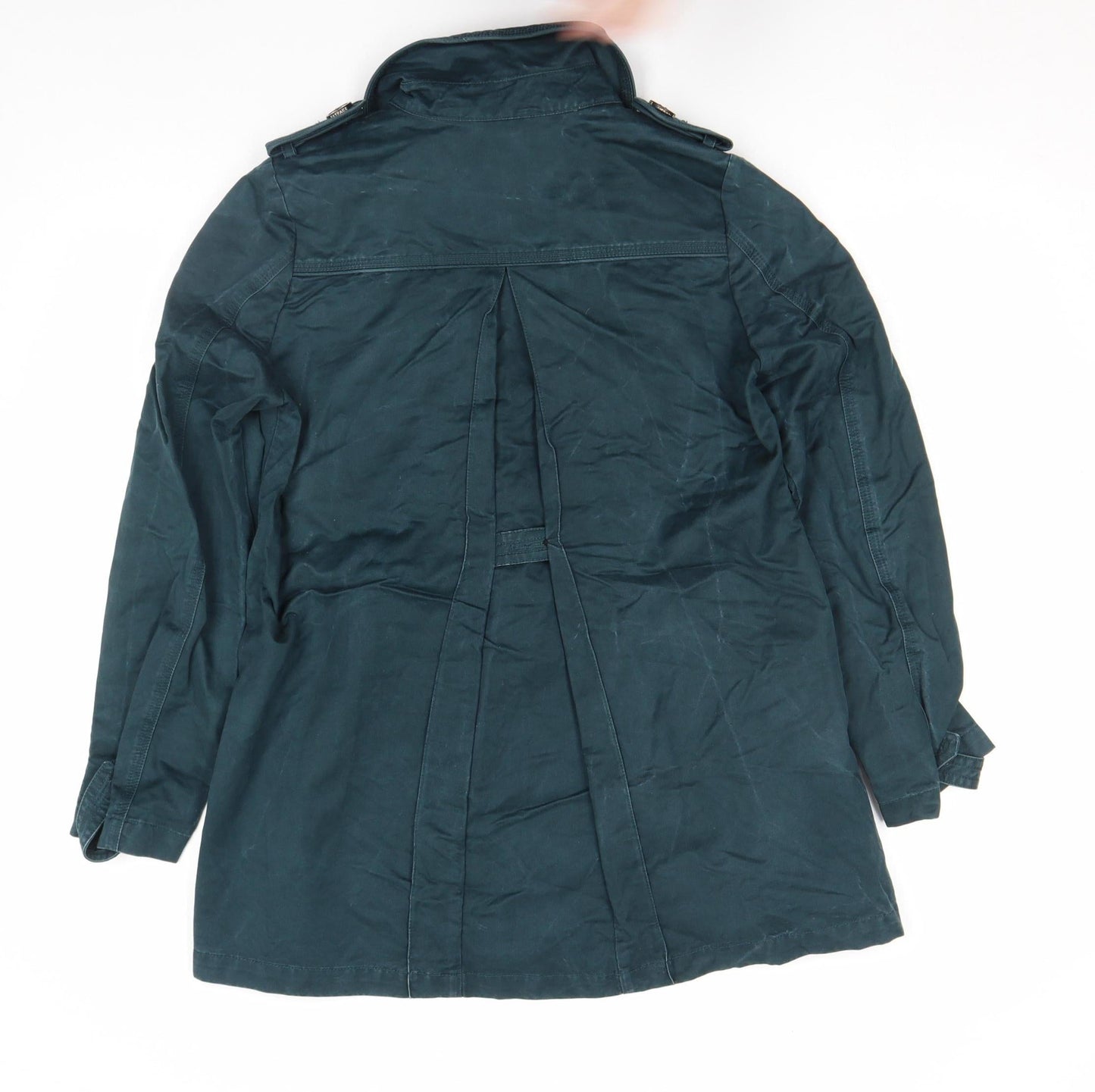 Womens UK Size 10 FatFace Green Pea Coat