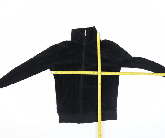 Girls UK Size M Juicy Couture Black Track Jacket