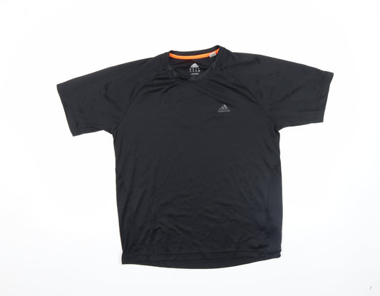 Mens UK Size M adidas Black Running & Jogging Gym & Training T-Shirt