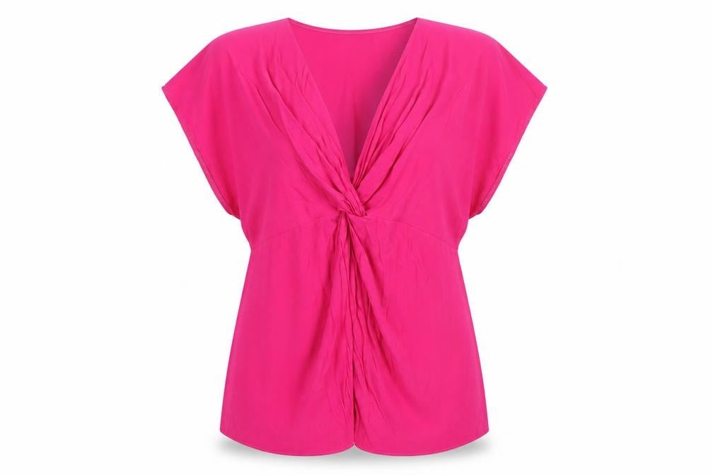 Womens UK Size M Marks and Spencer Pink Tunic Blouse