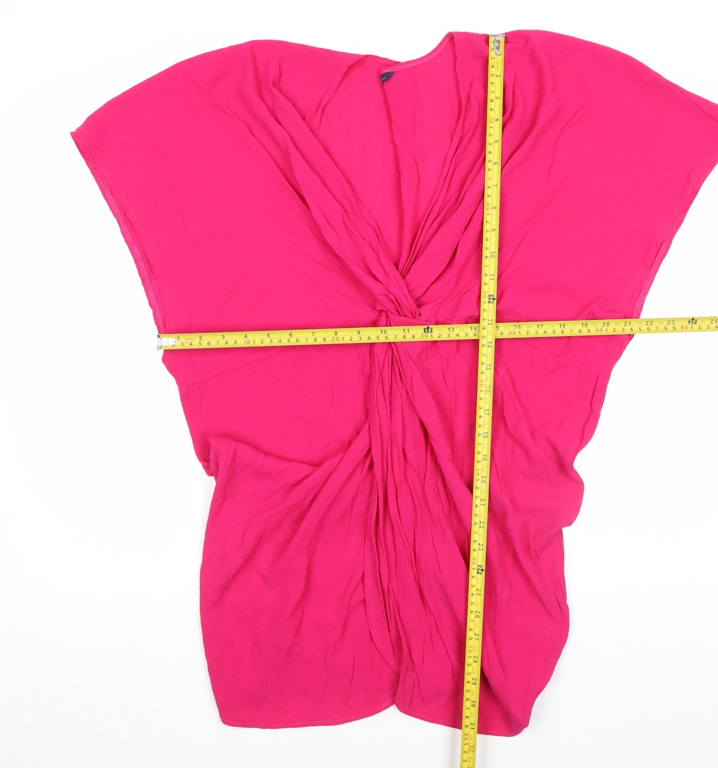 Womens UK Size M Marks and Spencer Pink Tunic Blouse