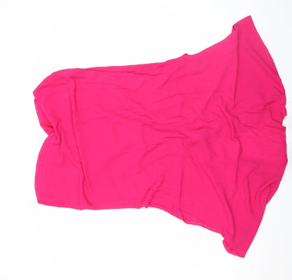 Womens UK Size M Marks and Spencer Pink Tunic Blouse