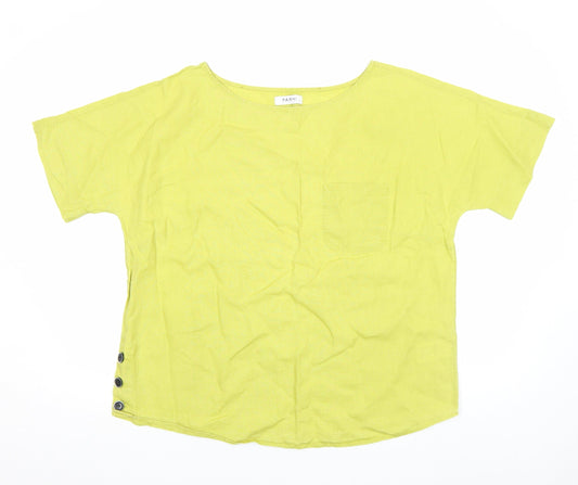 Womens UK Size XL Farhi by Nicole Farhi Green Basic Blouse