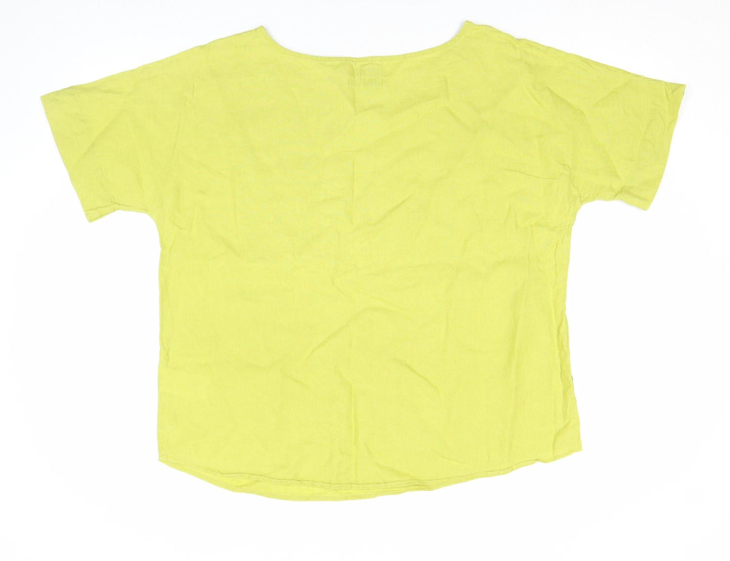 Womens UK Size XL Farhi by Nicole Farhi Green Basic Blouse
